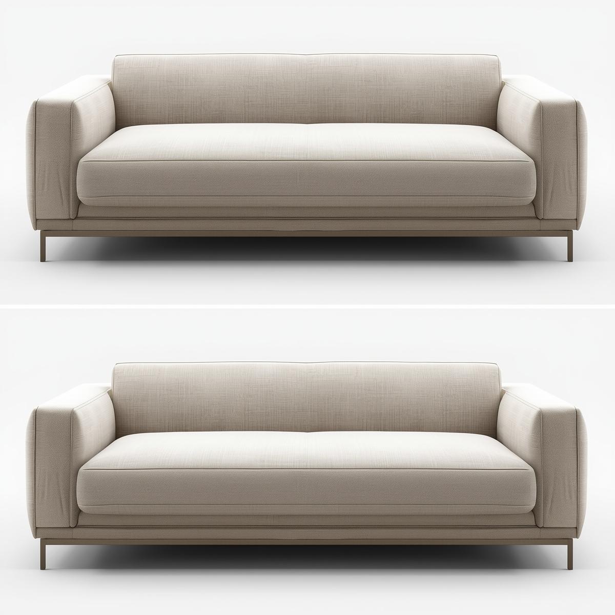 Slaapbank Moderne slaapbank die transformeert van bank naar comfortabel bed